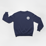 Monochrome Crewneck Pullover - Navy