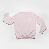 Monochrome Crewneck Pullover - Powder Pink