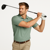 TravisMathew Men's Coto Performance Polo - Beryl Green