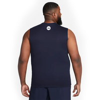 Men's Nike Cut Off Tank - Navy Blue