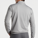 Peter Millar Men's Perth Performance Melange Quarter-Zip - Gale Grey