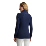 Peter Millar Women's Raglan Sleeve Perth Layer Quarter-Zip - Navy