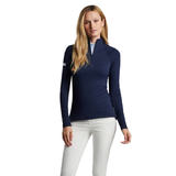 Peter Millar Women's Raglan Sleeve Perth Layer Quarter-Zip - Navy