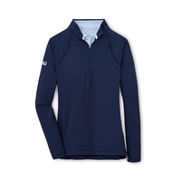 Peter Millar Women's Raglan Sleeve Perth Layer Quarter-Zip - Navy