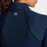 Peter Millar Women's Raglan Sleeve Perth Layer Quarter-Zip - Navy