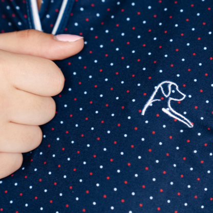Rhoback Women's Stateside Dot Quarter Zip