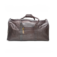 Tica Genuine Leather Duffel Bag - Espresso