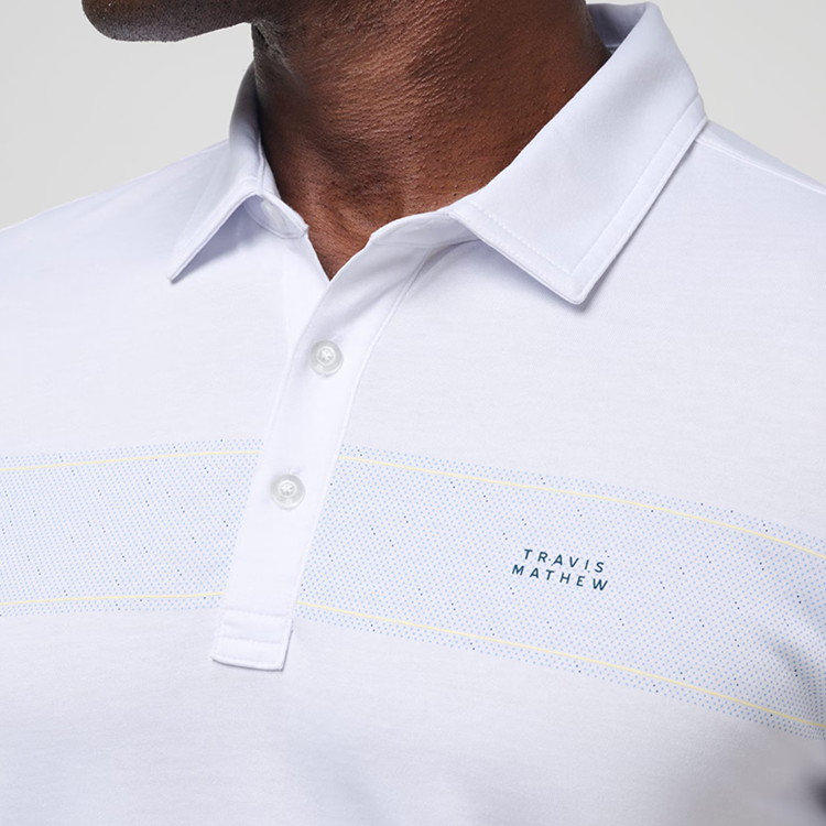TravisMathew - Men's Deck Navigator Polo - White