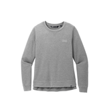 TravisMathew Women's Light Grey Heather Long Weekend Crew