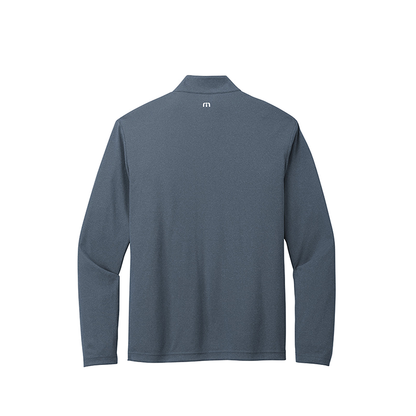 TravisMathew Men's Performance Quarter Zip - Vintage Indigo