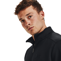 Men's Under Armour Fleece 1/4 Zip - Black