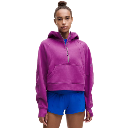 lululemon Scuba Oversized Half-Zip Hoodie- Vivid Plum