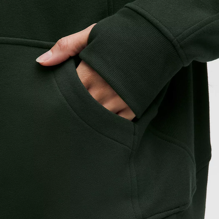 lululemon - Women's Scuba Oversized Funnel-Neck Half Zip - Long - Rainforest Green