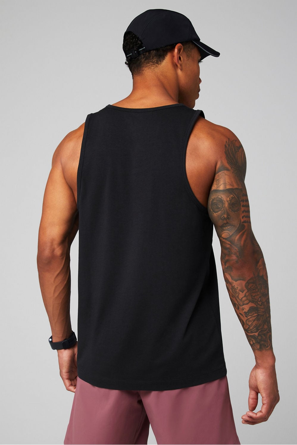 Men's Fabletics 24-7 Tank - Black