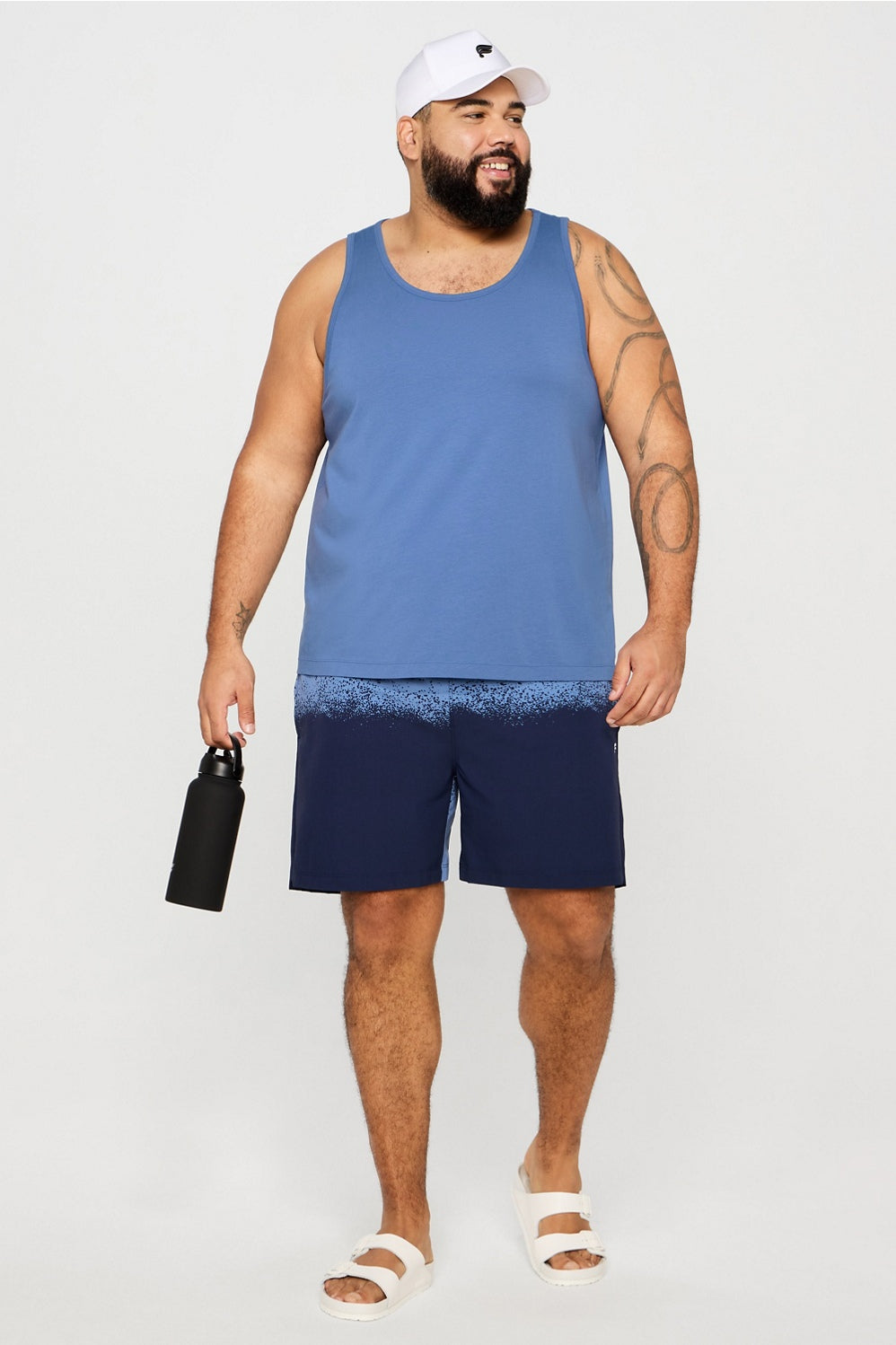 Men's Fabletics 24-7 Tank - Classic Indigo