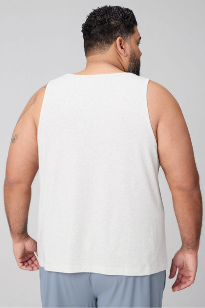 Men's Fabletics 24-7 Tank - Light Grey Heather