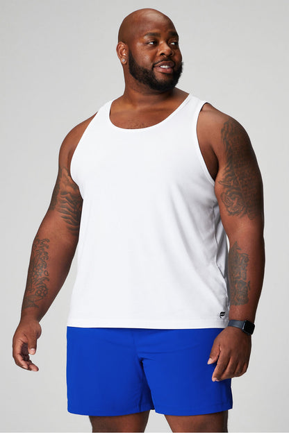 Men's Fabletics 24-7 Tank - Classic White