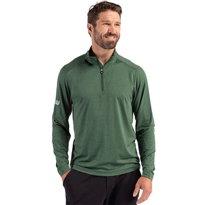 Men's Cutter and Buck Coastline Epic Comfort Recycled Quarter Zip