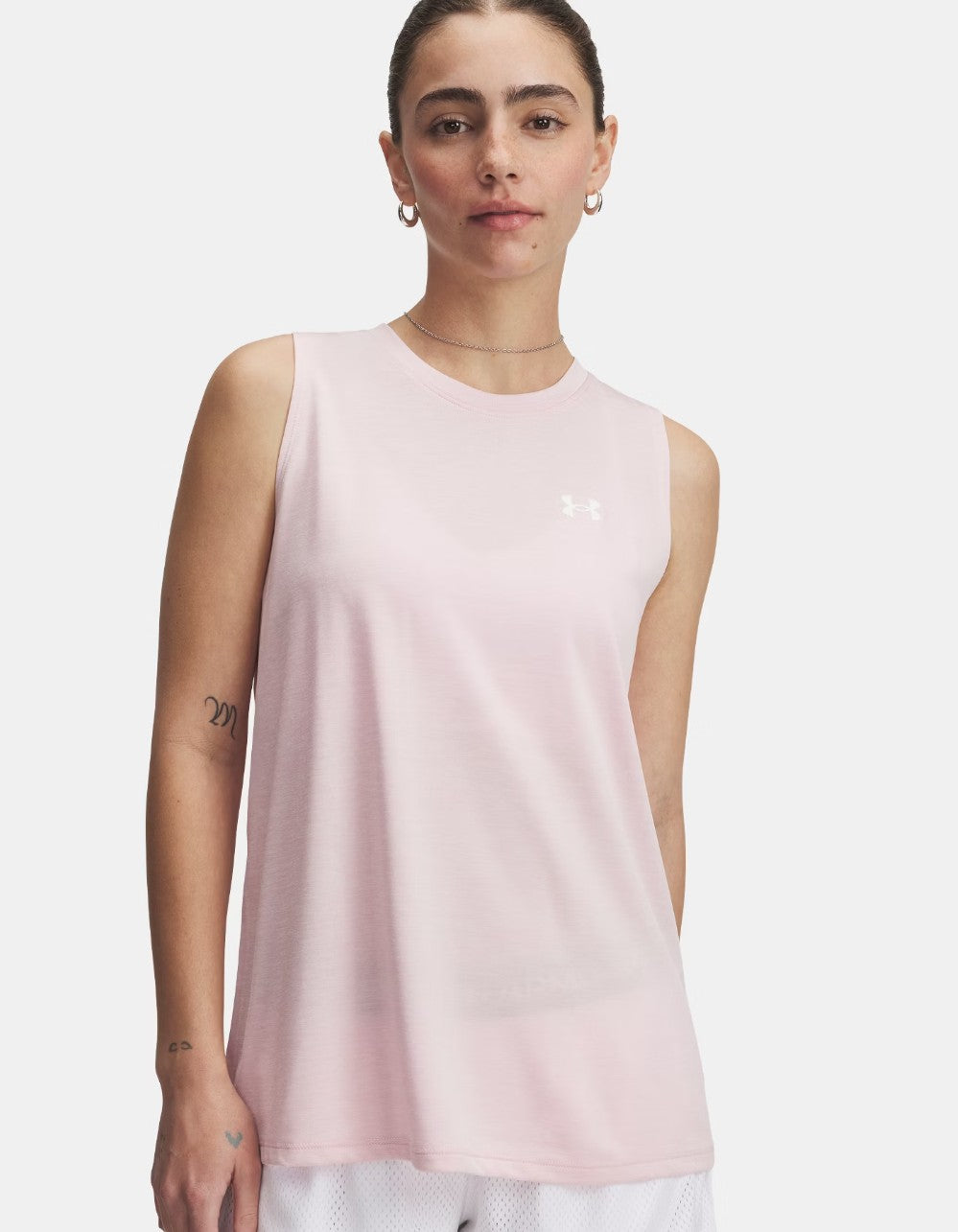 Under Armour- Women's Tech Twist Tank-Prime Pink