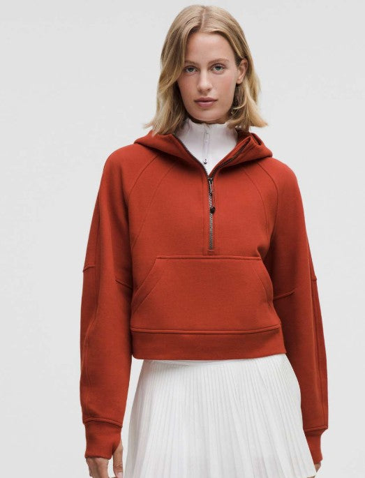 lululemon - Women's Scuba Oversized Half-Zip Hoodie - Autumn Rust