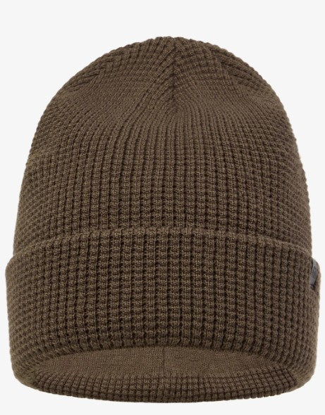TravisMathew Cloud Waffle Beanie 2.0- Chocolate Brown