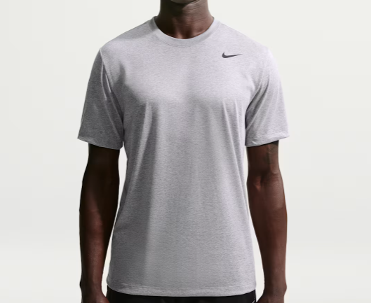 Nike Men's Dri-FIT Fitness T-Shirt - Grey