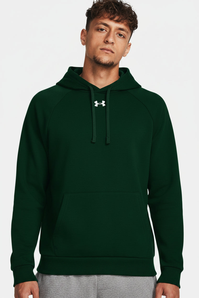Under Armour - Rival Fleece Hoodie - Forest Green