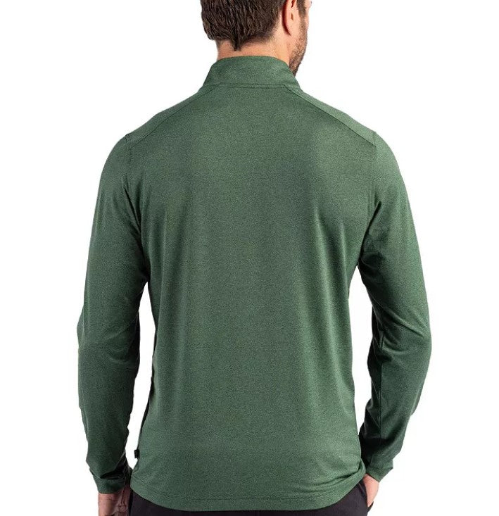Men's Cutter and Buck Coastline Epic Comfort Recycled Quarter Zip