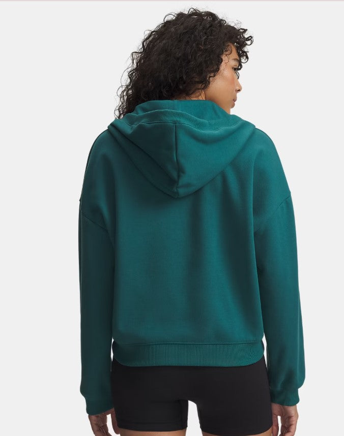 Under Armour Icon Fleece - Women's ½ Zip Hoodie - Rack Green