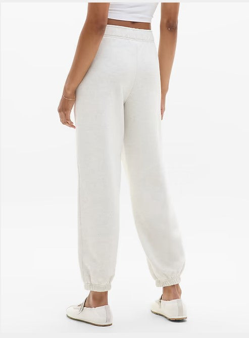 Athleta - Women's Forever Fleece High Rise Jogger - Fog Grey Heather