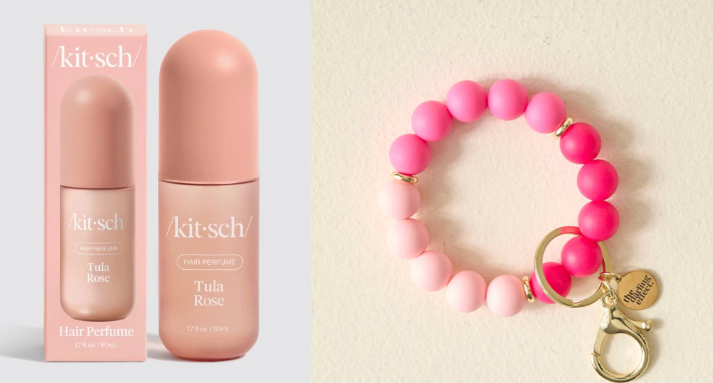 Tickled Pink Wristlet + Kitsch Hair Perfume Mist