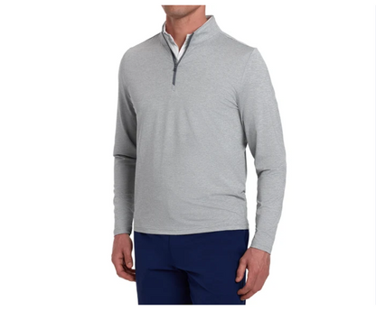 Holderness & Bourne: The Bell Quarter-Zip: Heathered Gray