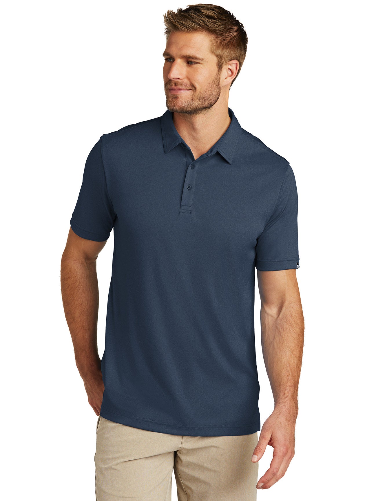 TravisMathew Men's Coto Performance Polo - Blue Nights