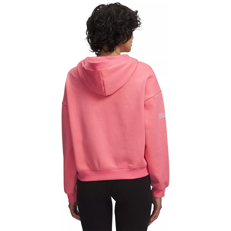 Under Armour Icon Fleece - Women's ½ Zip Hoodie - Bittersweet Pink