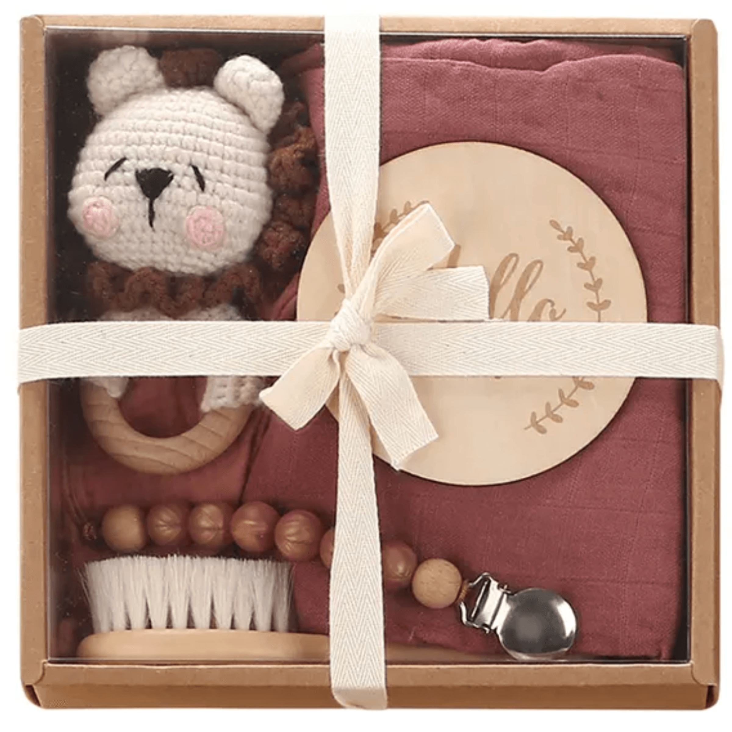 Welcome Baby Gift Box - Charming 6-Piece Set for Newborns