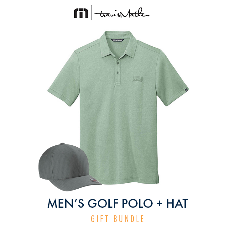 Men's Golf Polo + Hat - Gift Bundle