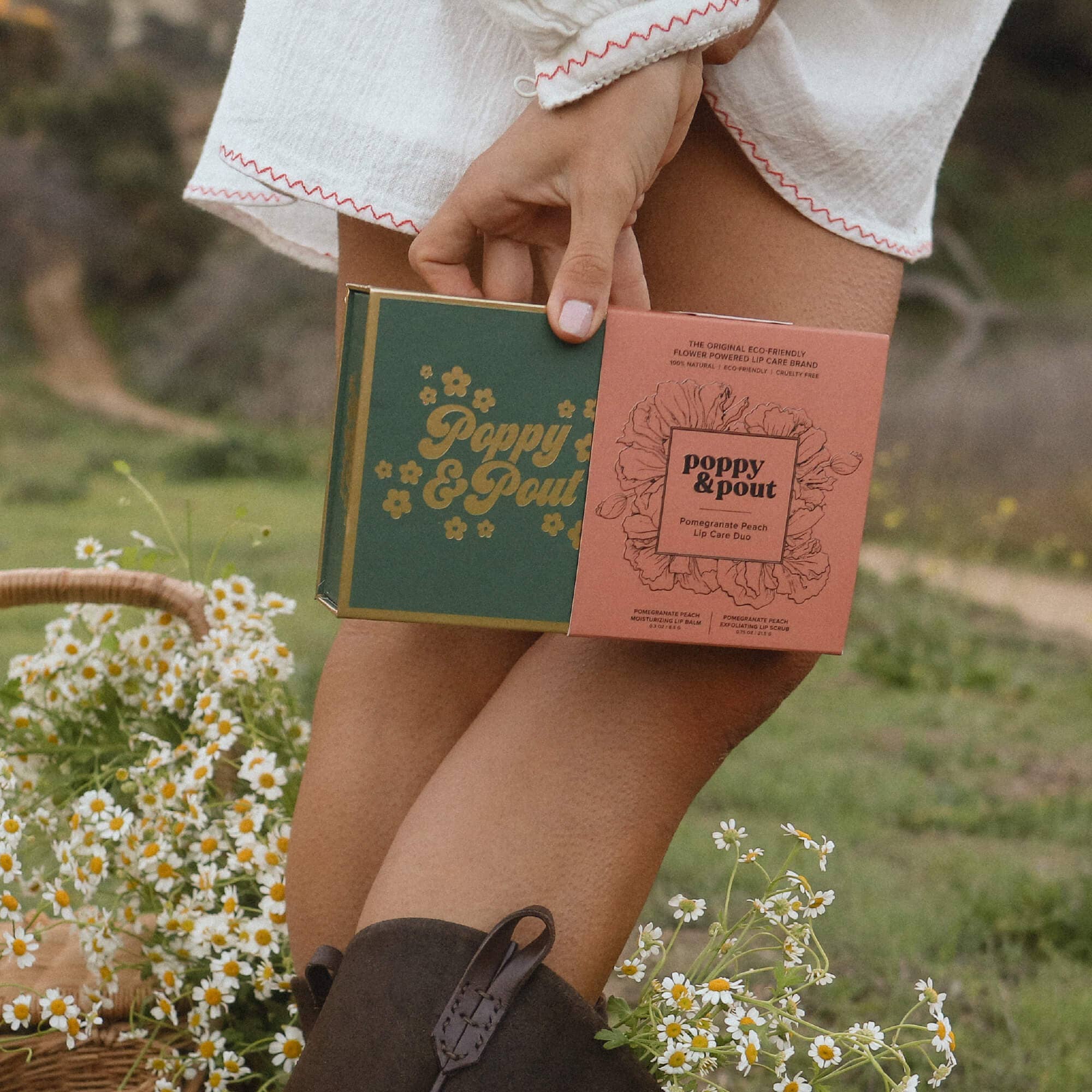 Poppy & Pout - Lip Care Duo - Pomegranate Peach