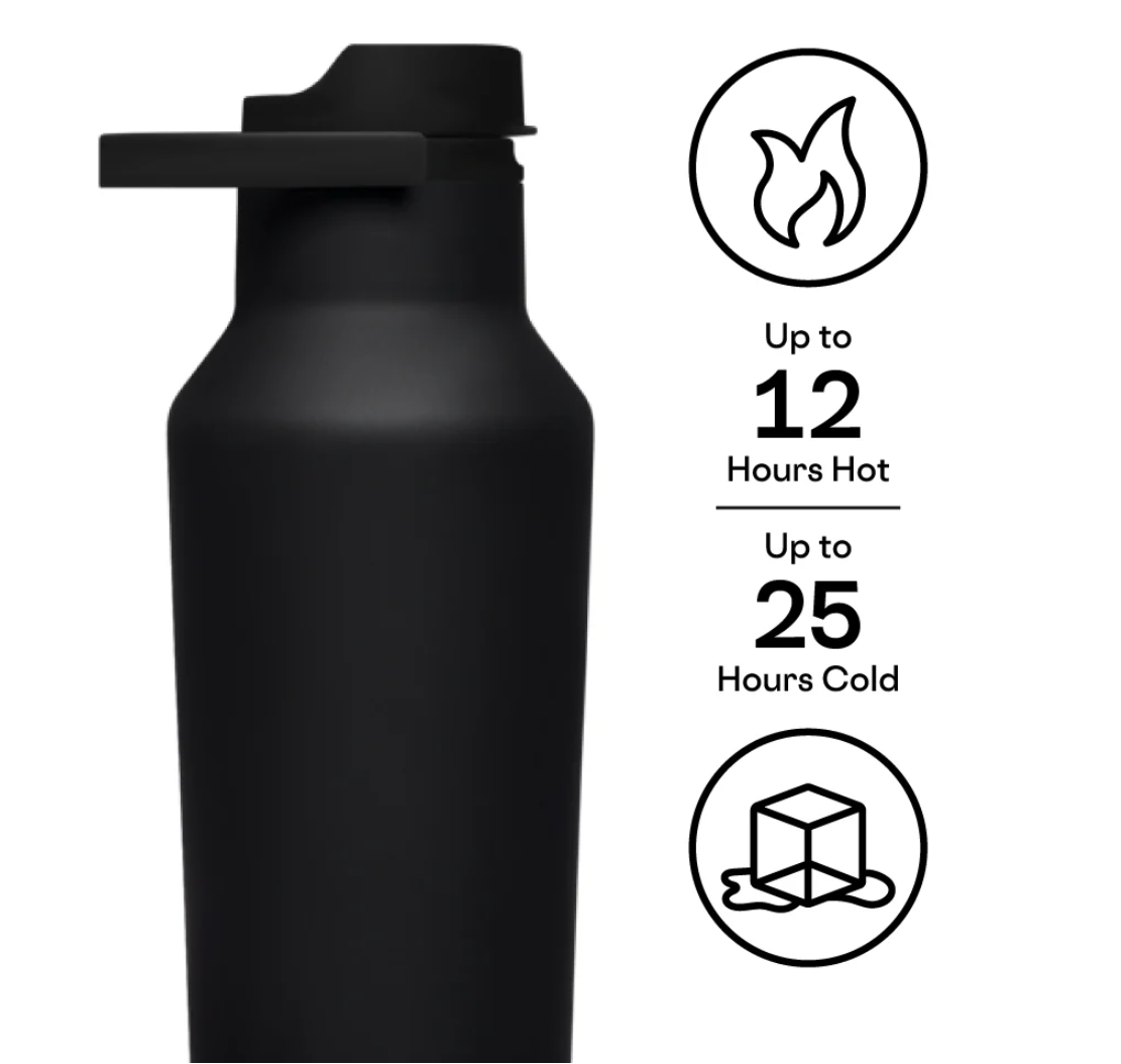 Corkcicle Canteen - 20 oz - Matte Black