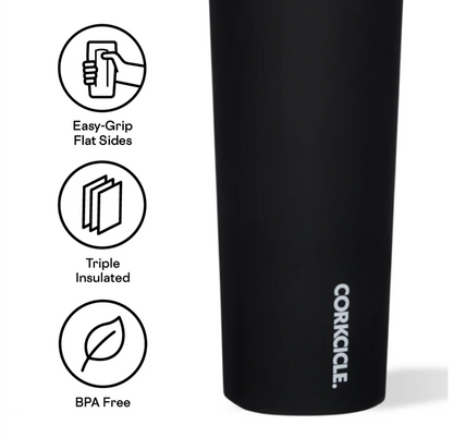 Corkcicle Canteen - 20 oz - Matte Black