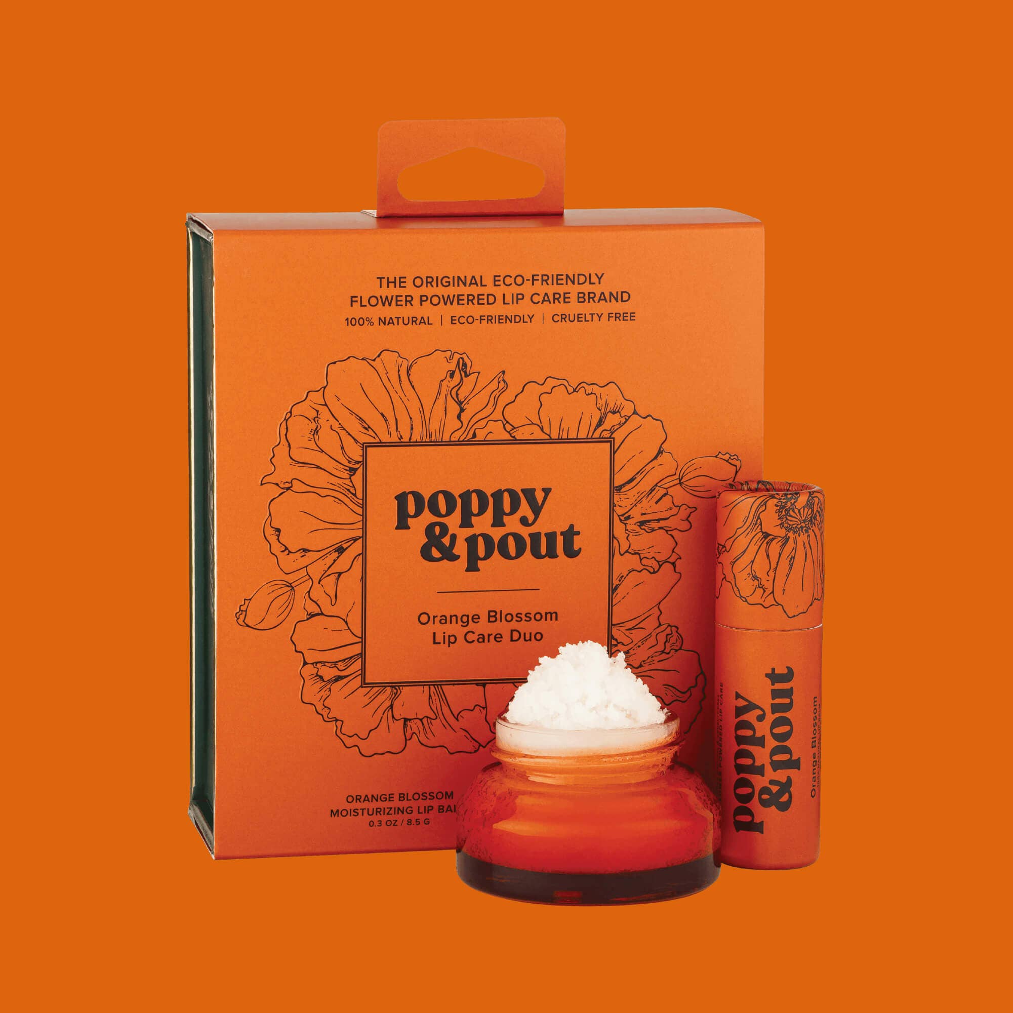 Poppy & Pout - Lip Care Duo - Orange Blossom