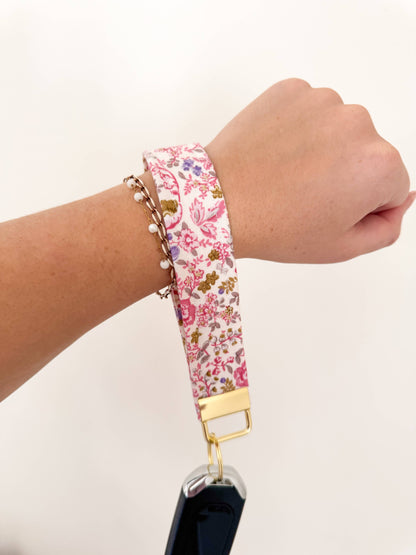Wristlet - Floral Pink