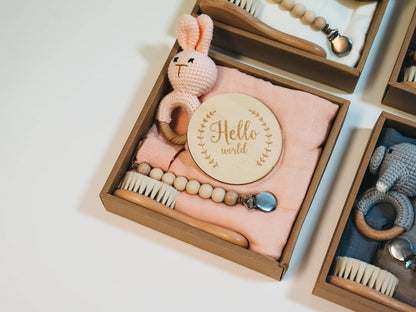 Welcome Baby Gift Box - Charming 6-Piece Set for Newborns