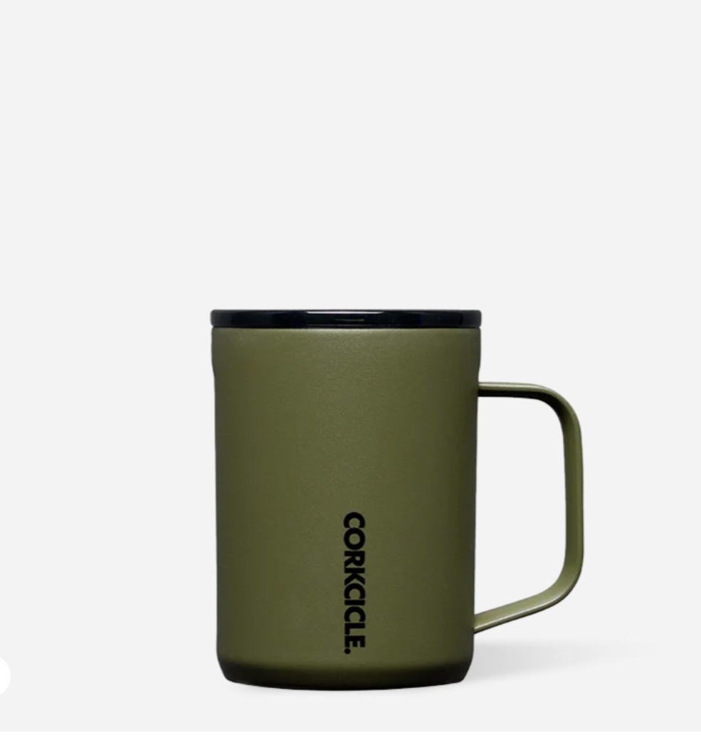 Corkcicle Classic Coffee Mug - 16 oz - Olive