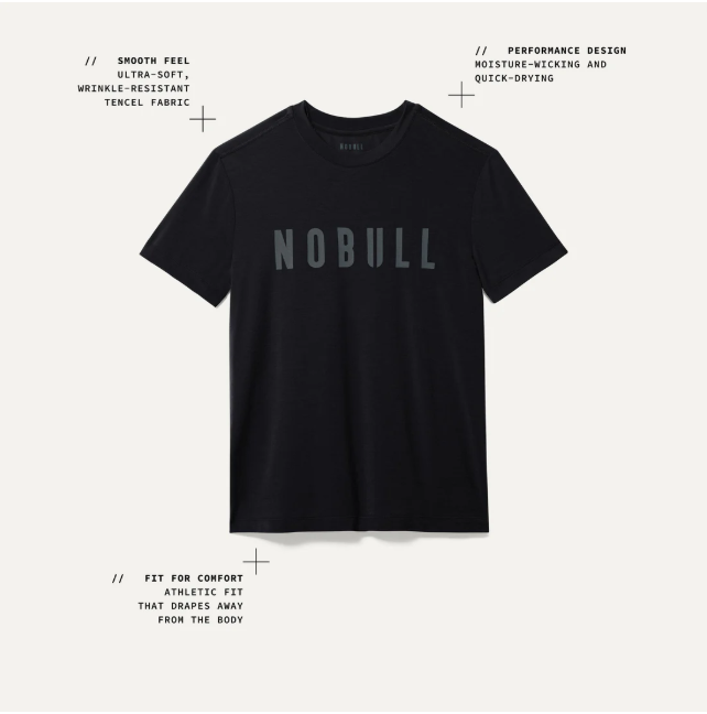 NOBULL- Men's Ultra Soft Workout Tee- Silver Pine