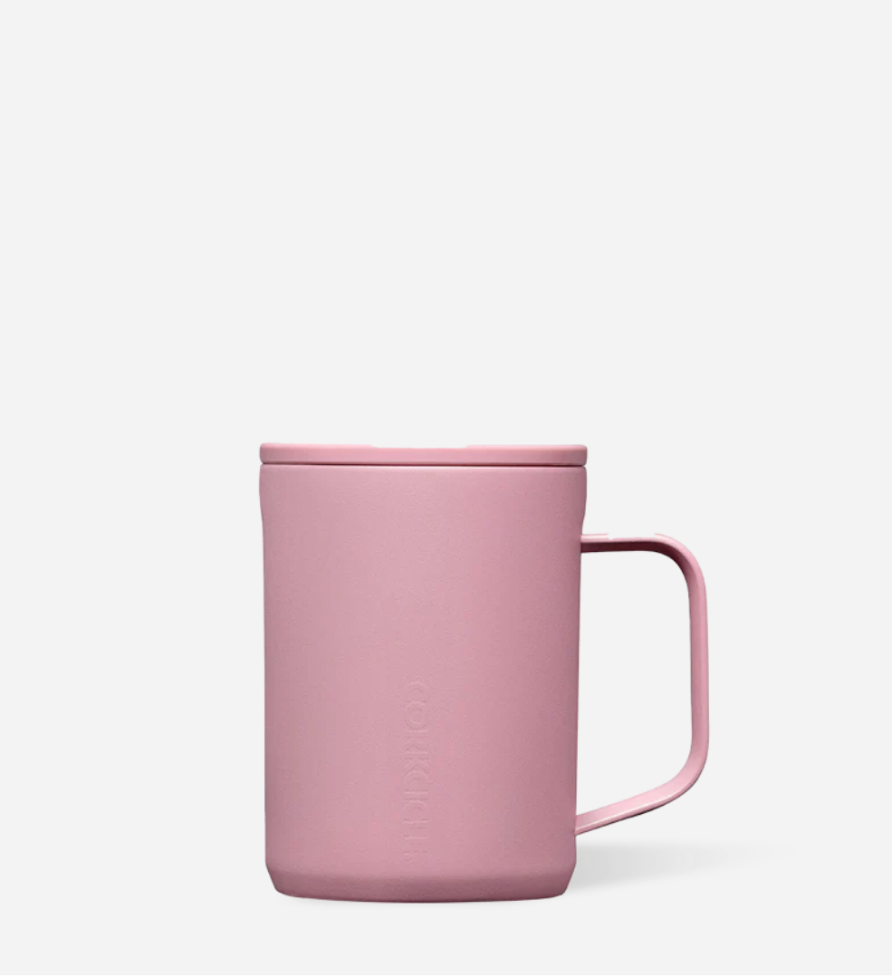 Corkcicle Classic Coffee Mug - 16 oz - Desert Rose