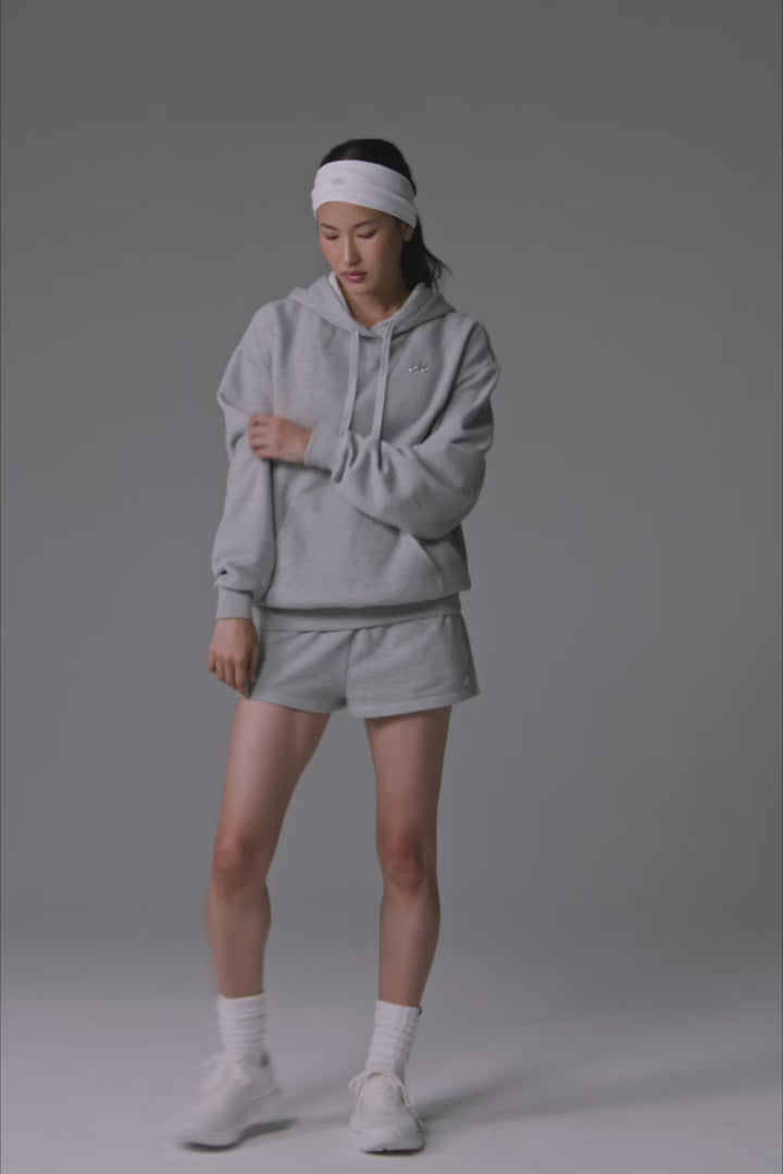 Alo - Unisex Accolade Pullover Hoodie - Smoky Quartz
