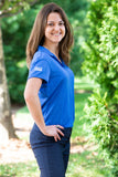 Women's Heather Blue Golf Polo